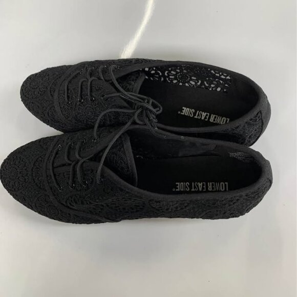 Lower East side Black Lace Ballerina Shoes - NWOT Sz 8 1/2 - Picture 5 of 9